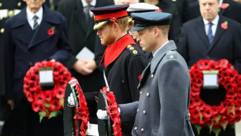 MOD Prince Harry and Prince William