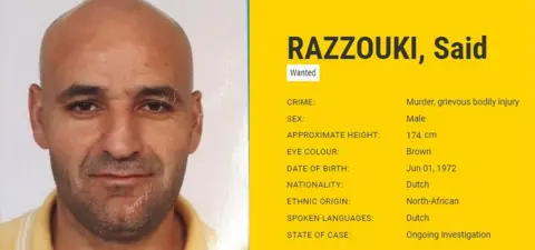 Europol Said Razzouki, Europol notice