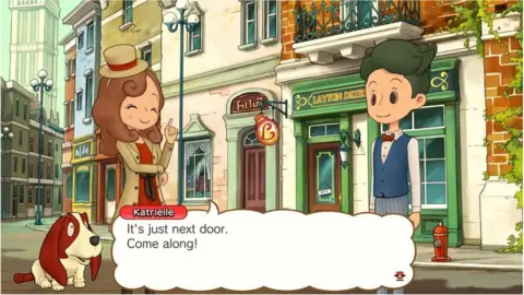 Nintendo A still from the Professor layton game