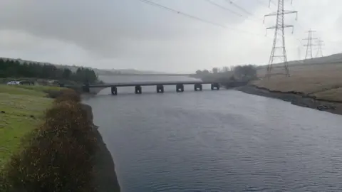 Spencer Stokes/BBC A full reservoir