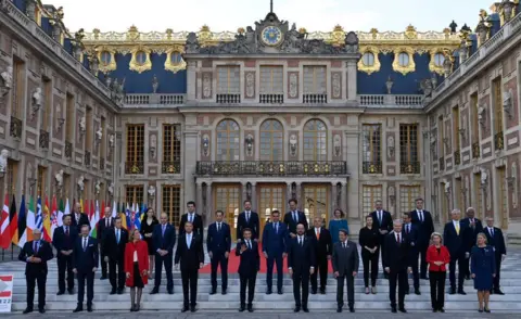 Getty Images EU summit in Versailles on 10 March