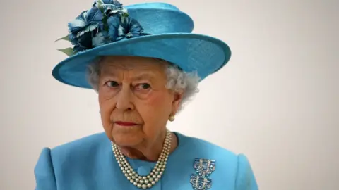 PA The Queen at the Mayflower Primary School in Poplar, east London, 2017
