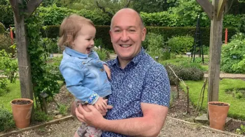 DLRAA Sean Ottey with daughter Sapphire