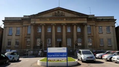 PA Media General view of the Royal Berkshire Hospital in Reading