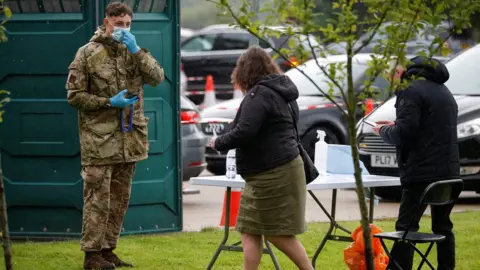 Reuters Blackburn coronavirus test centre