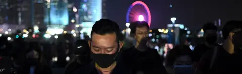 PHILIP FONG People attend a protest rally after the unexplained death of a student during protests - November 9