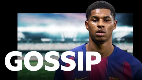 Marcus Rashford in a Barcelona shirt