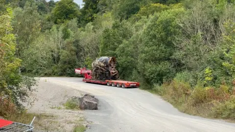 Richard Bowring Locomotive on the Mission Impossible set