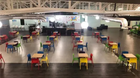 DJ Jungles Tables set two metres apart