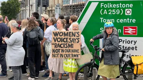 Dan Jessup Anti-racism campaigners in Hastings