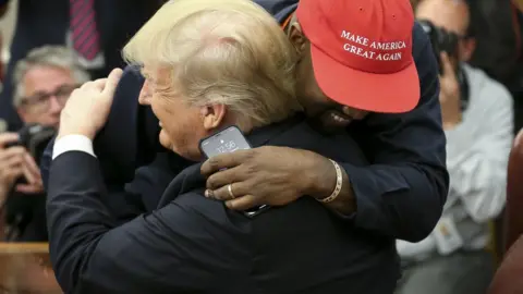 Huw Evans picture agency Kanye West and Donald Trump