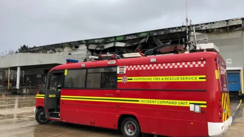 HFRS Ocado fire