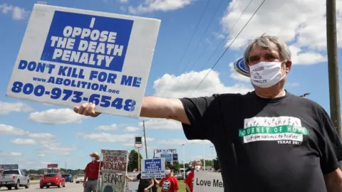 Getty Images Protest against the death penalty