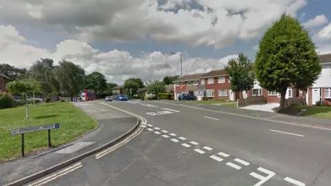 Google Hamstead Road near Amberley Green