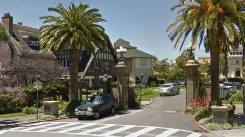 Google A Google street view image shows the front gate to the select neighbourhood