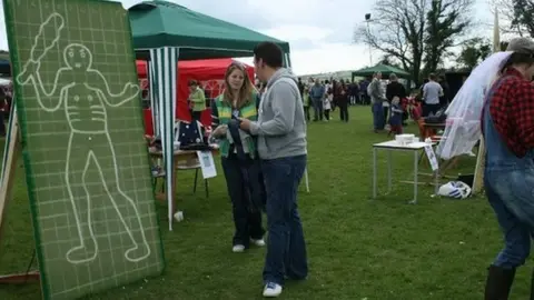 Rupert Cake/Chris Ould Pin the knob on the Cerne Abbas Giant