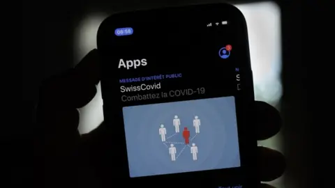 Getty Images SwissCovid app