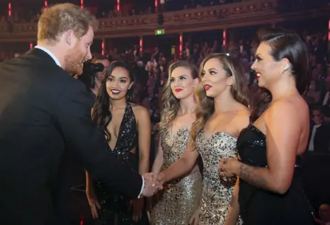 Rex Features Little Mix at the 2015 Royal Variety Performance