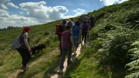 Protestors said Ilkley Moor could be used "so much better"