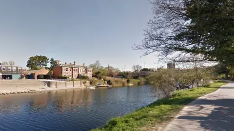 Google River path Hereford