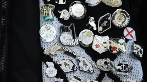 Getty Images Derby County badges