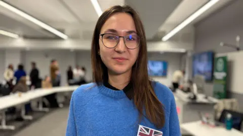 University of Leicester student Patrizia Szewernoha