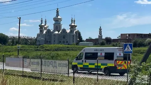 John Nickell-Lean One of the ambulances in Lviv