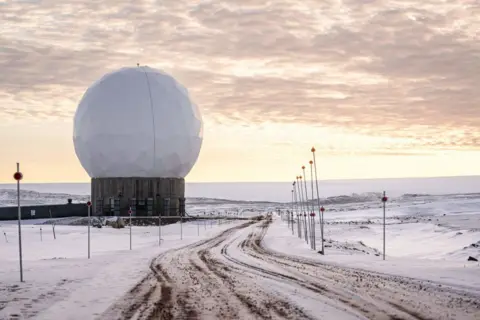 US Pituffik Space Base in northern Greenland