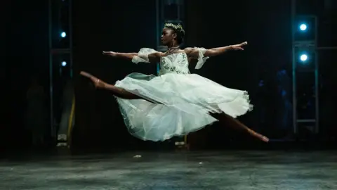 Getty Images Michaela DePrince performs 'Giselle' with the English National ballet at the Coliseum on January 13, 2017 in London, England. (Photo by Ian Gavan/Getty Images)