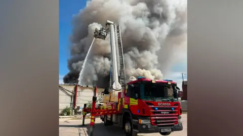 Nottinghamshire Fire and Rescue Service Fire and smoke 