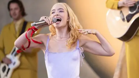 Lorde plays the Glastonbury festival in June 2022