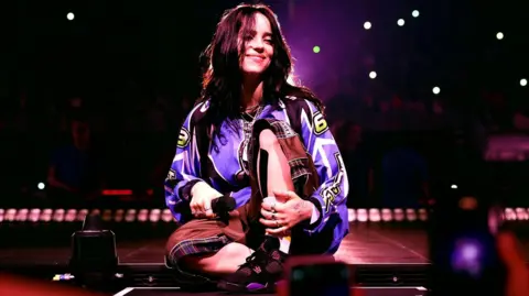 Getty Images Billie Eilish performs onstage during 