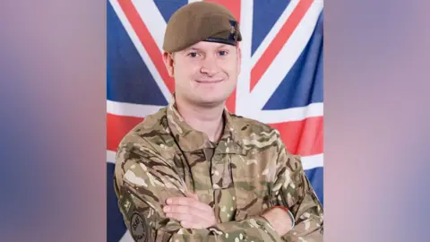 MOD Private Tom Lake in uniform