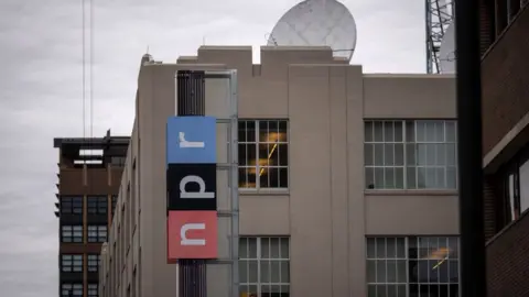 Getty Images Photo of NPR headquarters in Washington, DC