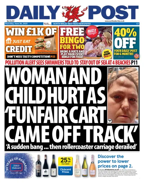 Daily Post Wales Front page of Daily Post