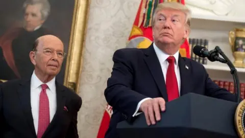 AFP Wilbur Ross has played a key part in Donald Trump's business and political careers