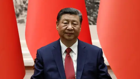 Getty Images File picture of Xi Jinping at the Great Hall of the People in Beijing.