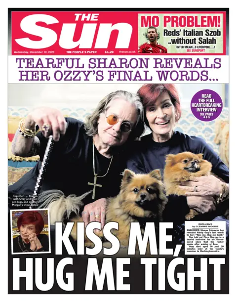 “Kiss me, hug me tight”.