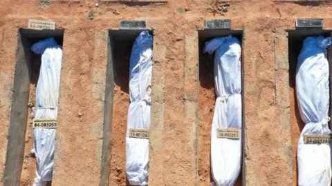 Gasimp Bodies in shrouds in unmarked graves