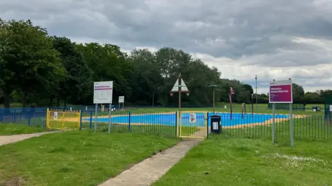 Shariqua Ahmed/BBC Bretton Water Park in Barnstock, Peterborough