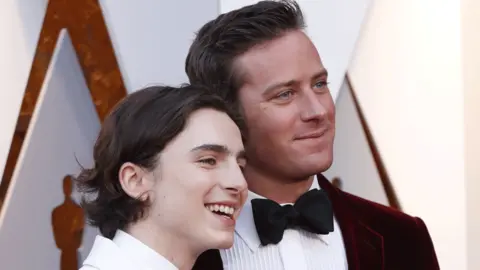 Reuters Timothee Chalamet and Armie Hammer