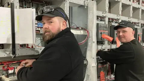 BBC Vertiv data centre manufacturing staff