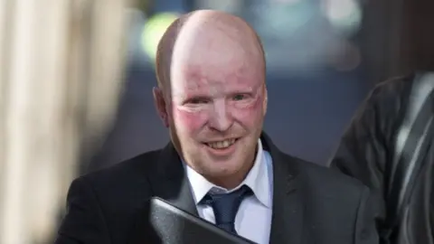 PA Richard Pearson, 43, leaving Stafford Crown