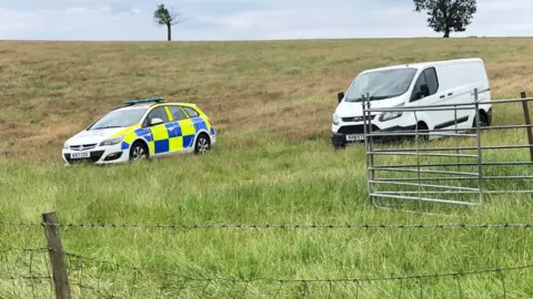 Northamptonshire Police Police car and van