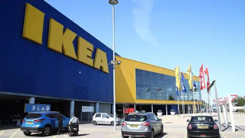 Getty Images Shoppers return to Ikea Tottenham on June 01, 2020 in London