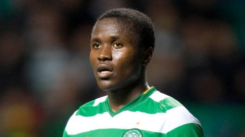 Landry Nguemo in Celtic colours