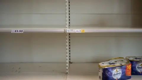 Getty Images Empty shelves