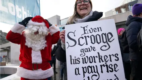 PA Media striking teacher