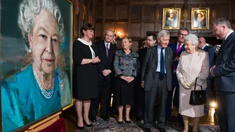 PA Stormont's leaders attended the event alongside the Northern Ireland secretary of state and the Irish justice minister