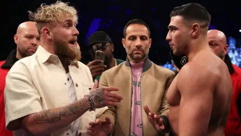 Getty Images Jake Paul and Tommy Fury